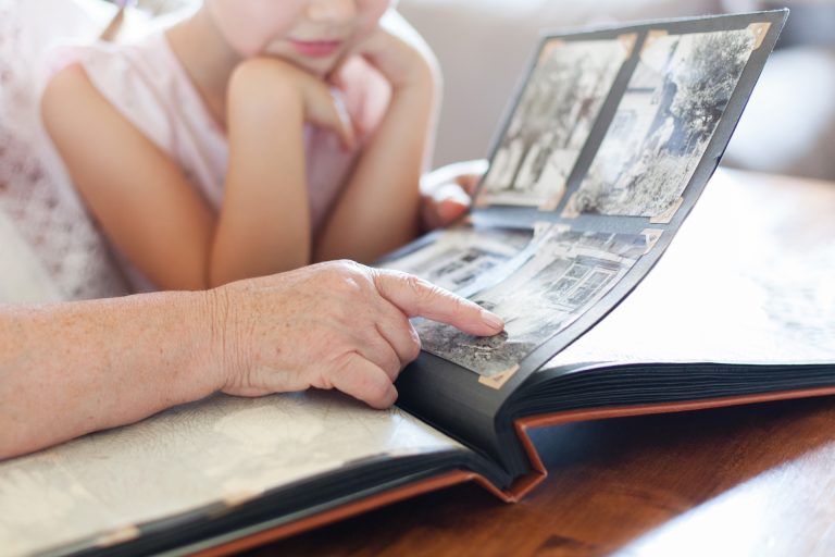 Preserving old family photographs for future generations
